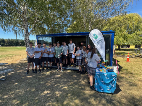 Dunstan High students at Lab In A Box